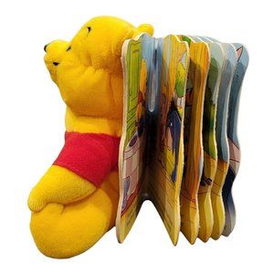 Vintage Pooh Plush Board Book Pooh's Friendly Tales 1997 Mouse Works 5 Pg Disney